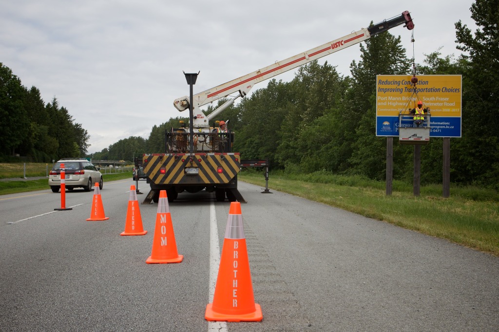 Mainroad Cone Zone = Slow Down This week's safe driving tip