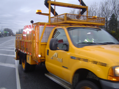 Hwy 99 Construction at Bridgeport Road off-ramps Jan 25-Feb 28, 2015