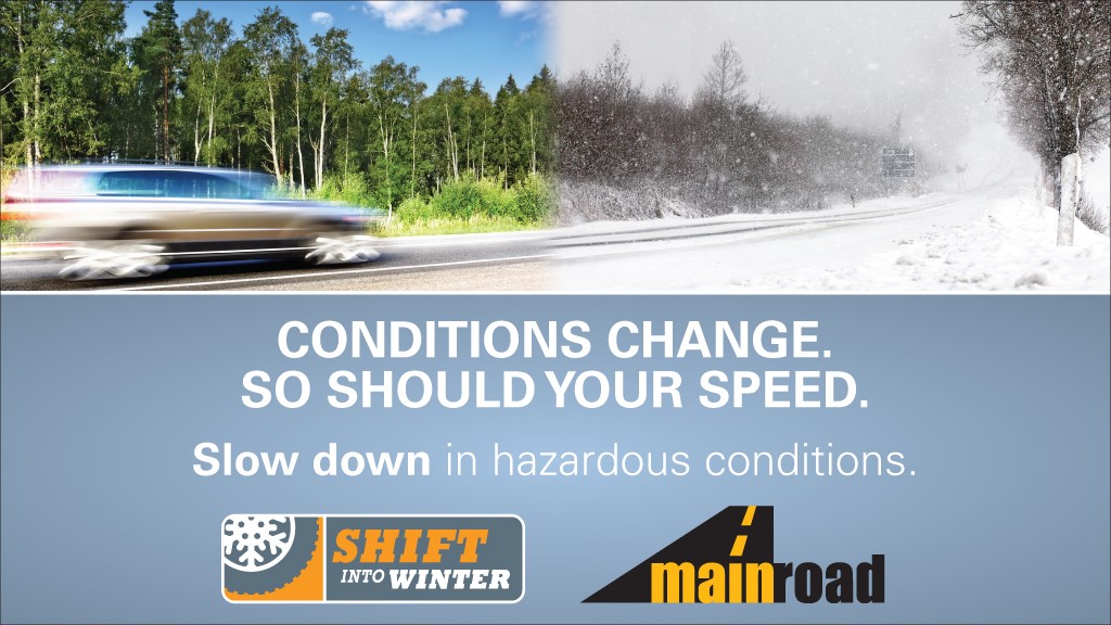 Conditions Change. So Should Your Speed. - Mainroad Group