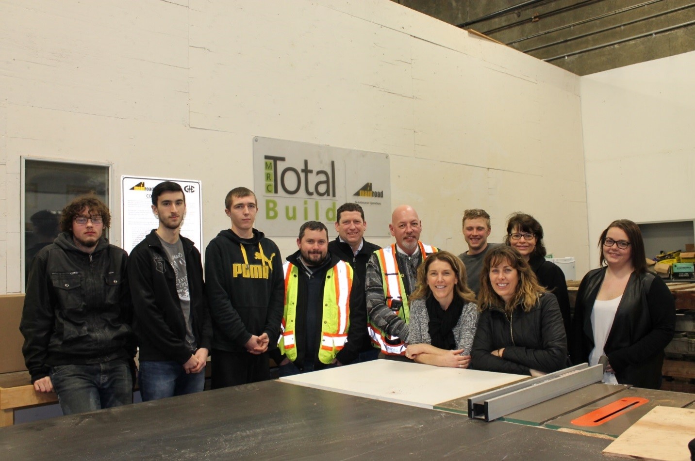 Surrey youth gain valuable work experience from MRC Total Build mentors.