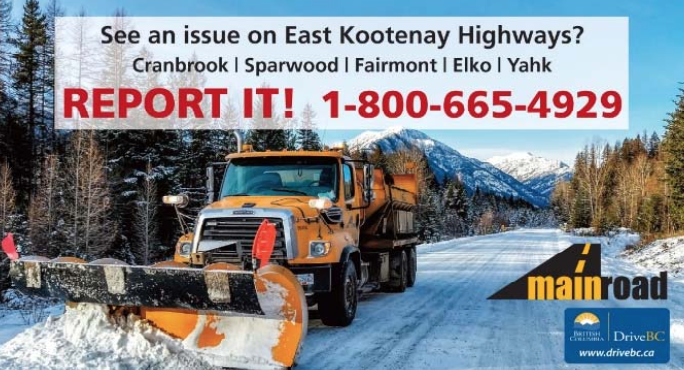 Mainroad East Kootenay Contracting hosting pre-winter operations Public Information Sessions.