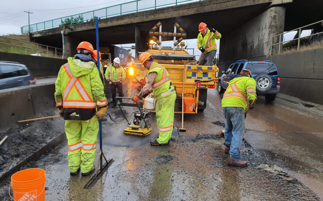 Pothole repair and maintenance is a 24/7 effort in the Lower Mainland