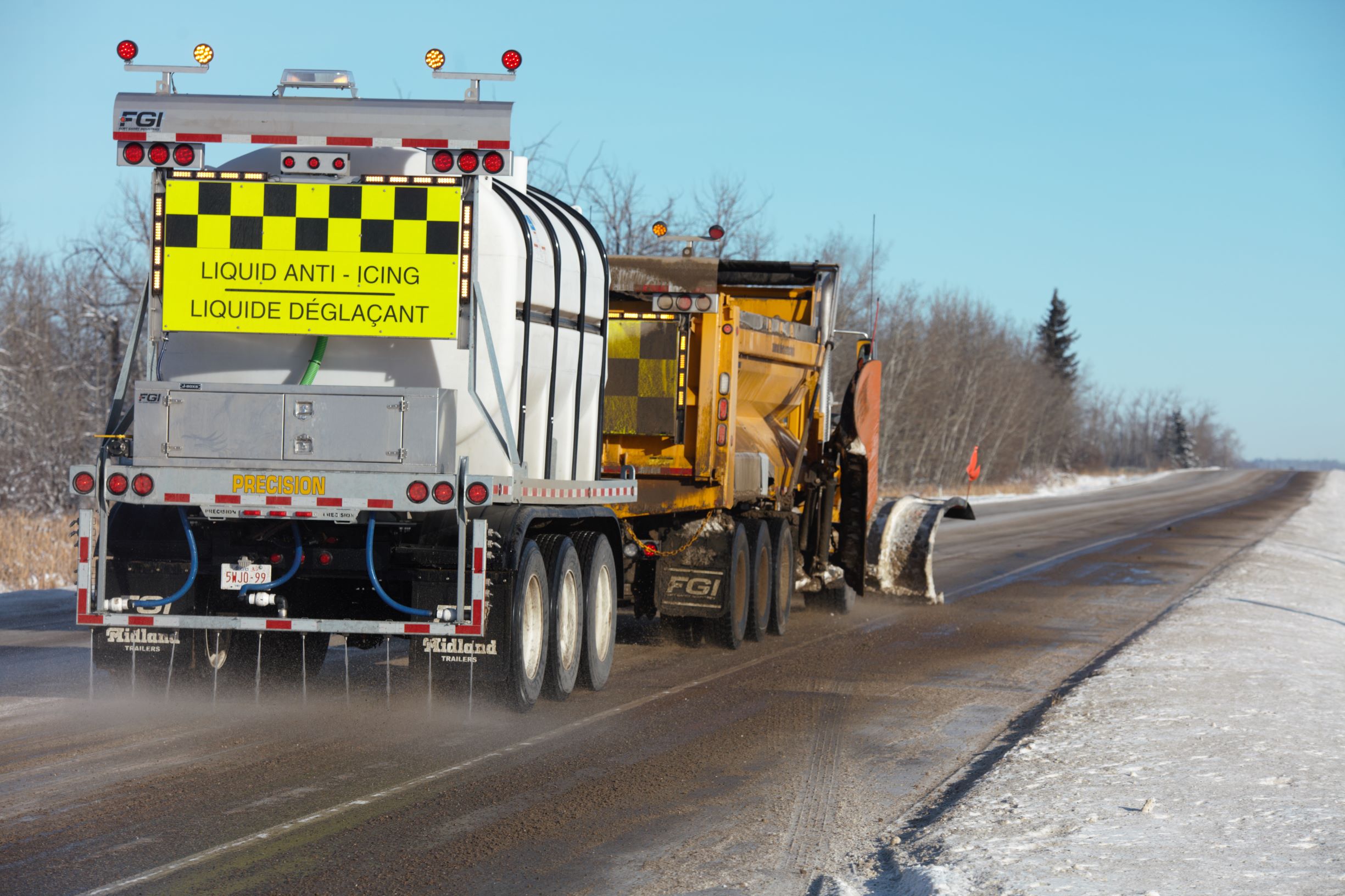 Here's the brief on Mainroad's use of liquid antiicing brine this