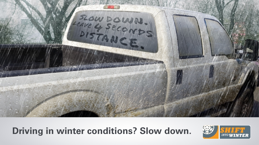 Winter has arrived – be prepared for ALL types of driving conditions